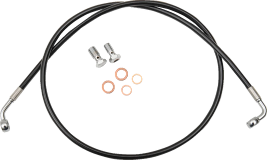 Black Braided Brake Line Kit