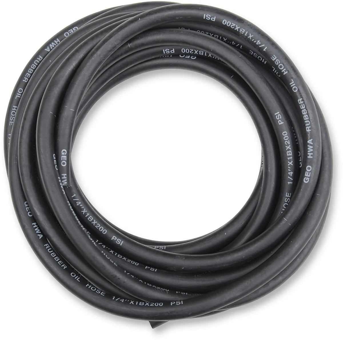 Universal Black Rubber Fuel/Oil Line