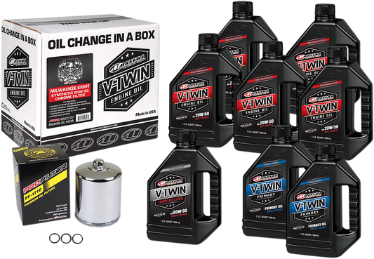 Milwaukee-Eight Synthetic 20W-50 Oil Change Kit