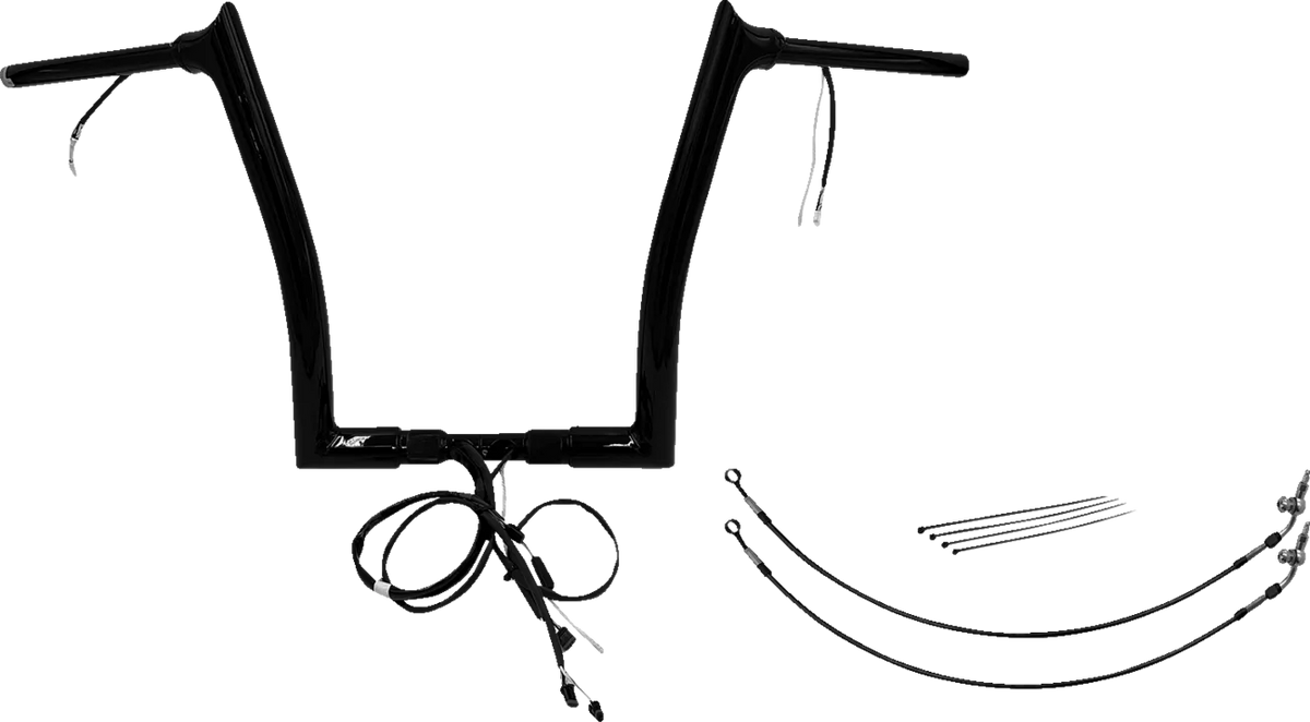 EZ Install Wired 1-1/2" Pointed Top Handlebar Kit