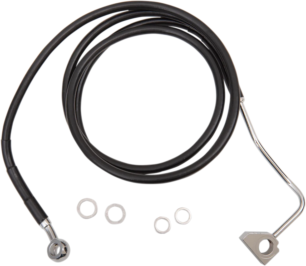 Extended Length Black Vinyl Brake Line Kit