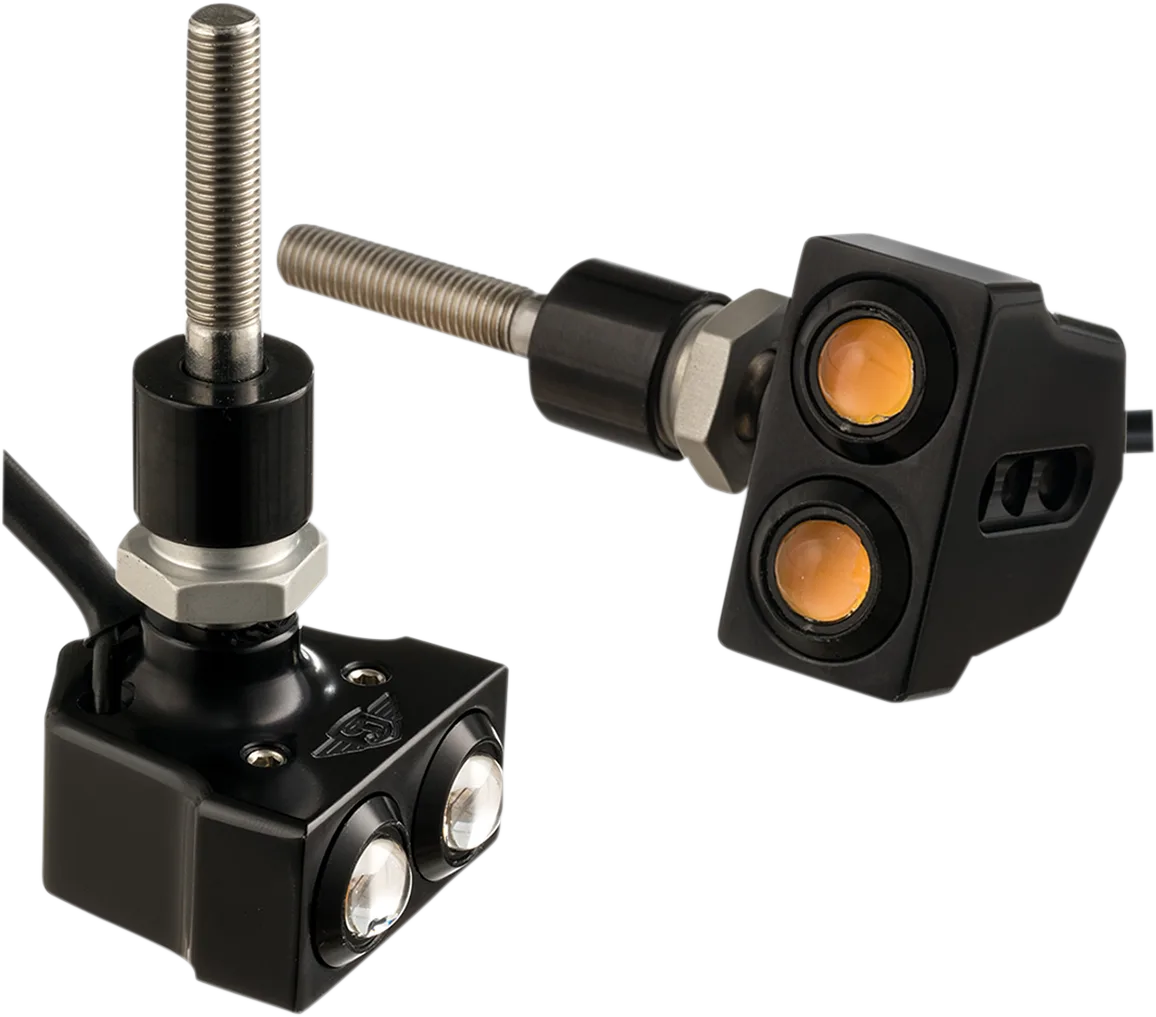 Rat Eye LED Mirror Mount Turn Signals — Dual