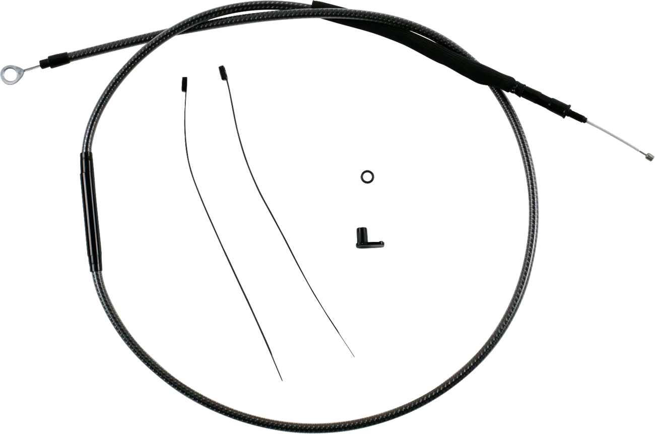 Redesigned Polished KARBONFIBR Clutch Cable