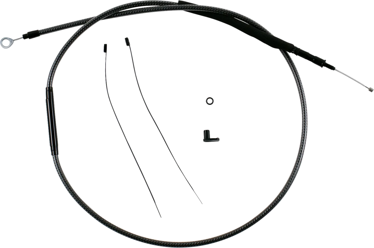 Redesigned Polished KARBONFIBR Clutch Cable