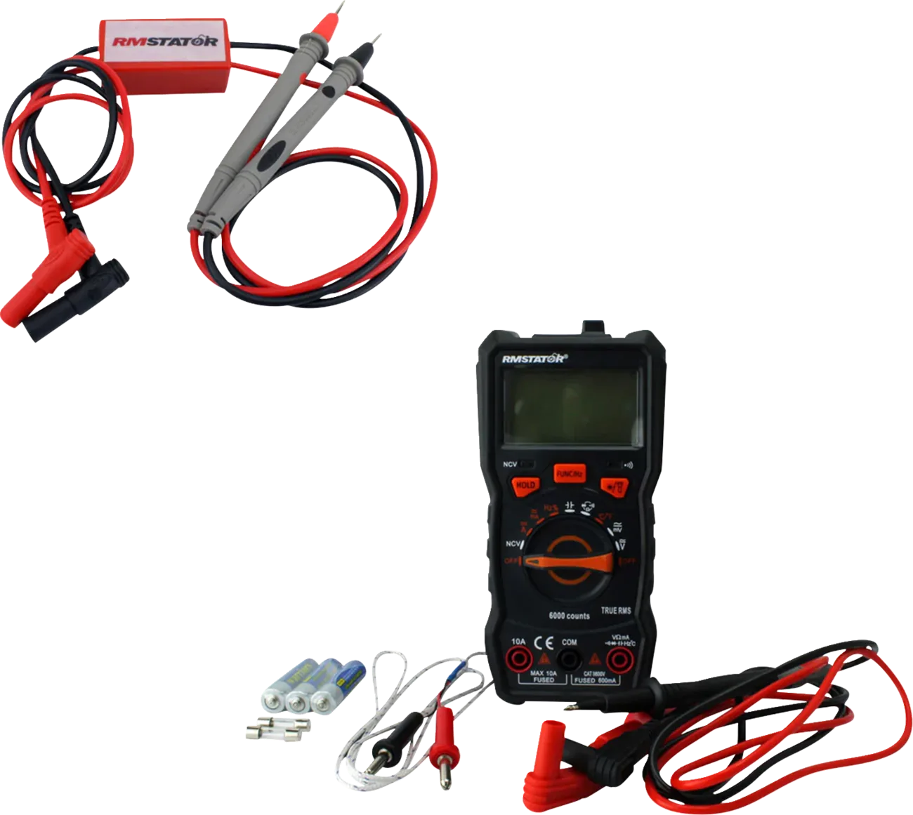 Digital Multimeter and Voltage Peak Reading DVA Adapter Kit