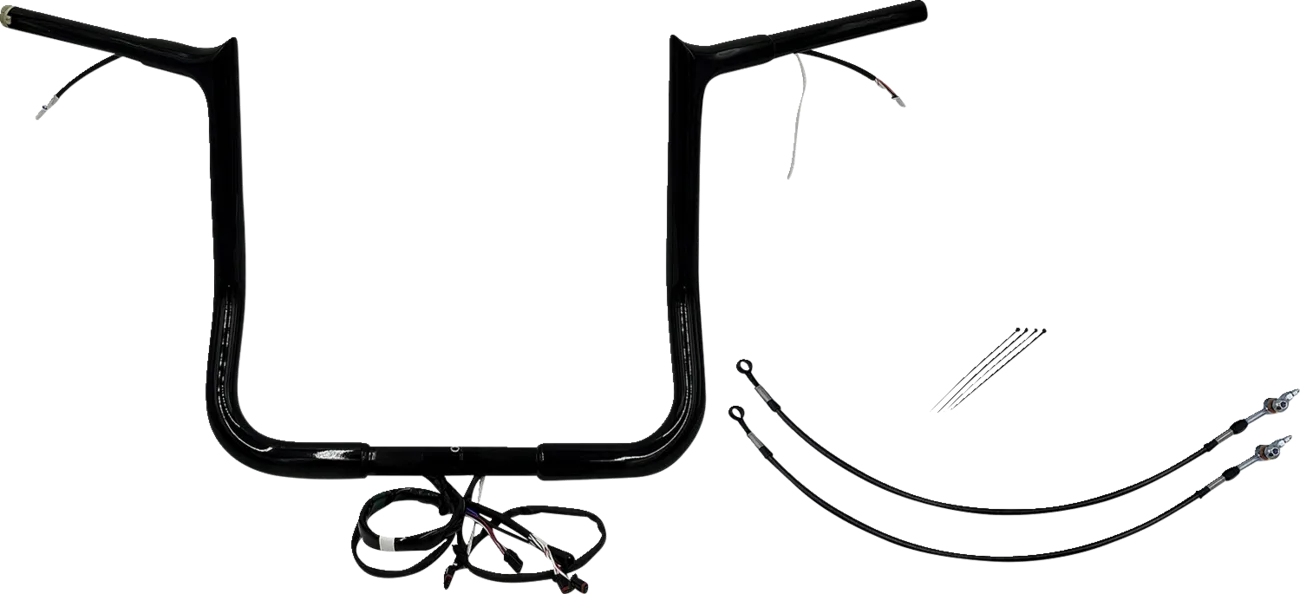 EZ Install Wired 1-1/4" Pointed Top Handlebar Kit