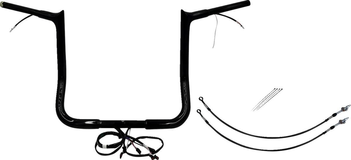 EZ Install Wired 1-1/4" Pointed Top Handlebar Kit