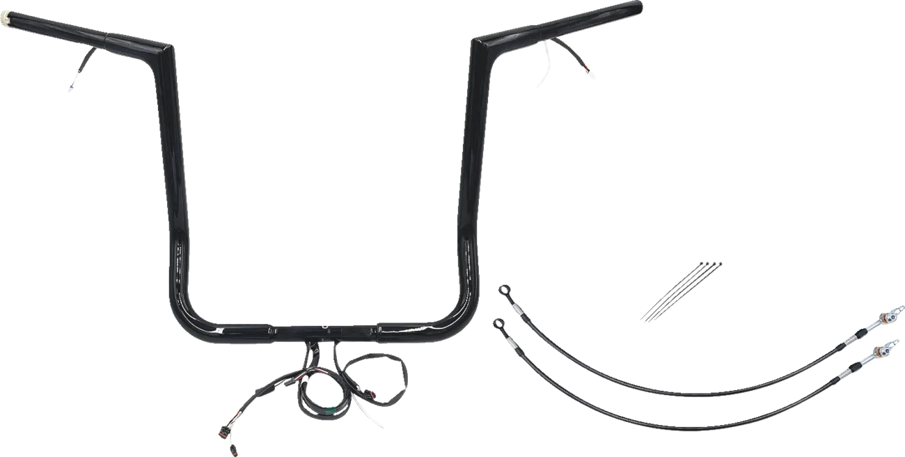 EZ Install Wired 1-1/4" Flat Top Handlebar Kit