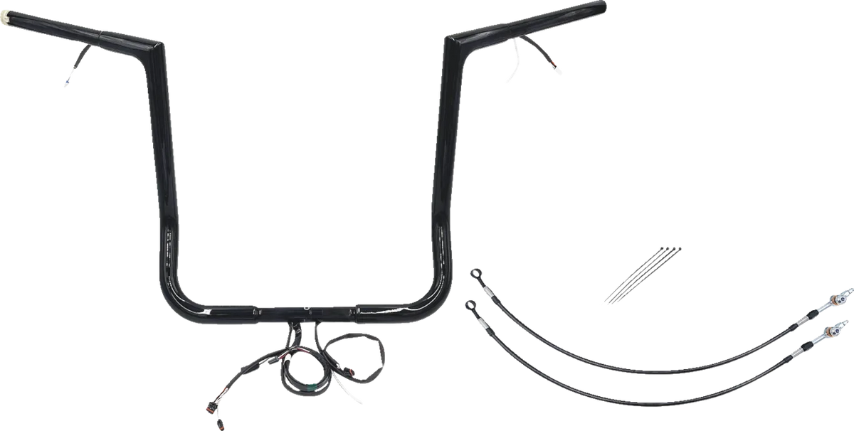EZ Install Wired 1-1/4" Flat Top Handlebar Kit