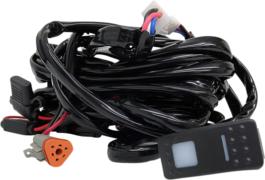 Rectangular Lighted On/Off Switch Wiring Harness