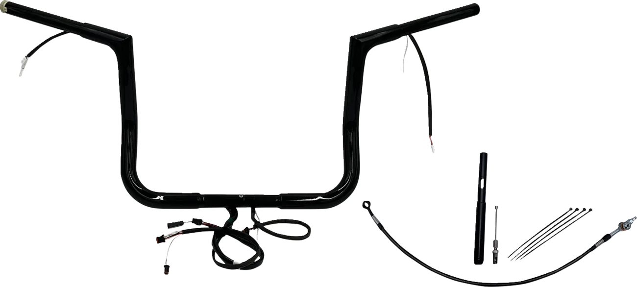 EZ Install Wired 1-1/4" Flat Top Handlebar Kit