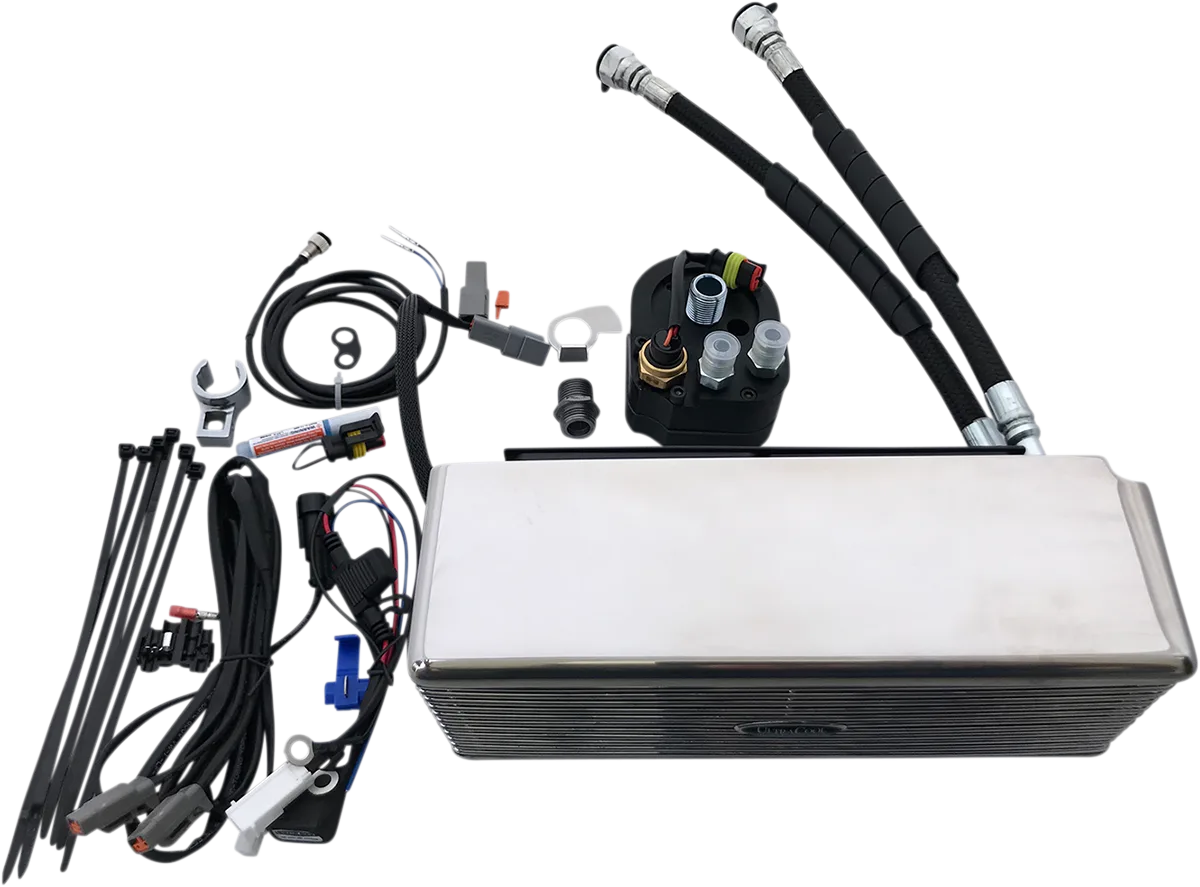 3.0 Below Regulator Mount Oil Cooler with Fan Kit for Dyna