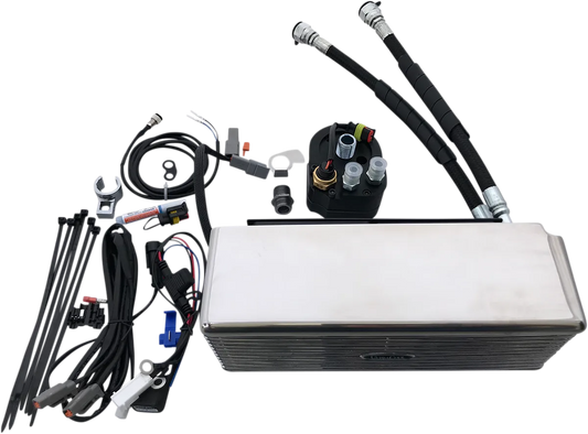 3.0 Below Regulator Mount Oil Cooler with Fan Kit for Dyna