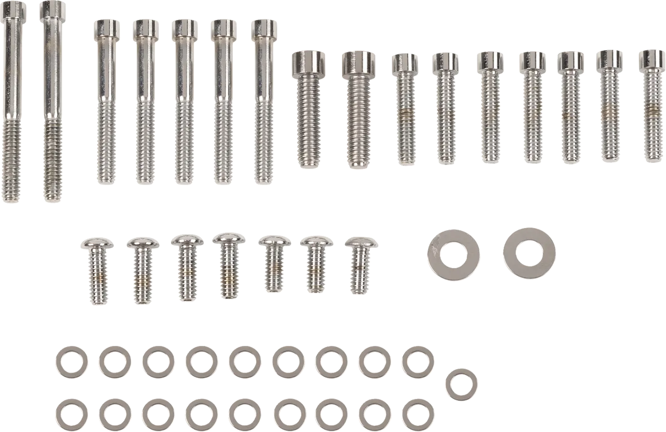 Inner and Outer Primary/Derby/Inspection Covers Bolt Set