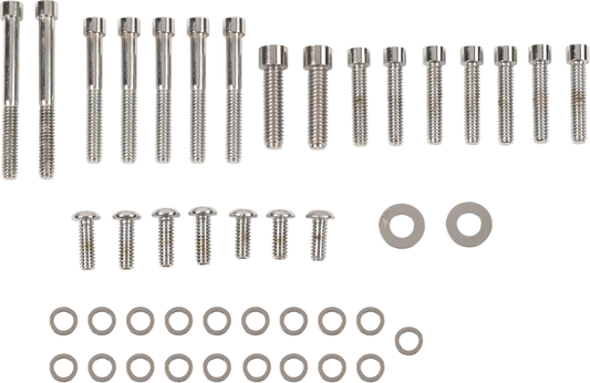 Inner and Outer Primary/Derby/Inspection Covers Bolt Set