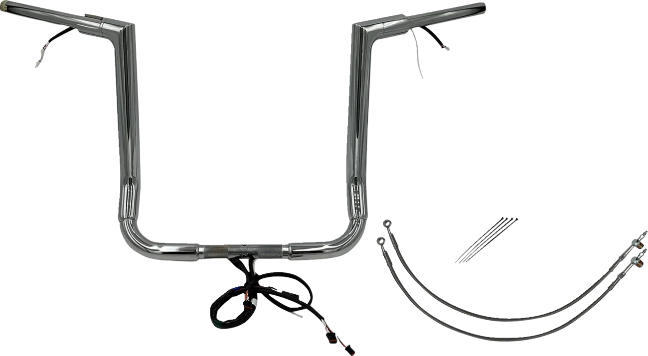 EZ Install Wired 1-1/2" Flat Top Handlebar Kit