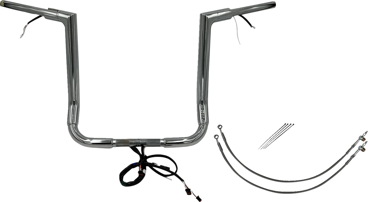 EZ Install Wired 1-1/2" Flat Top Handlebar Kit