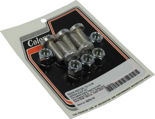 Rear Brake Rotor Bolt/Nut Kit