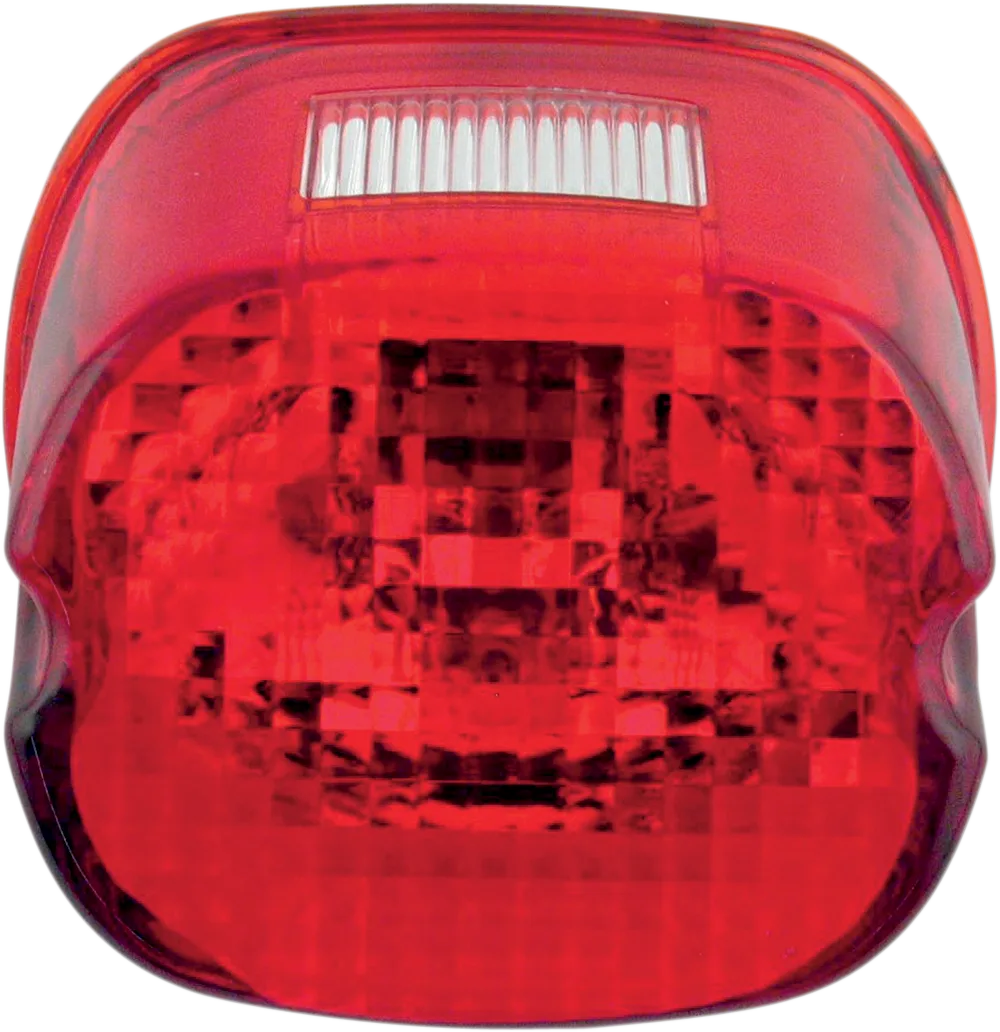 Laydown Taillight Lens with Top Tag Window