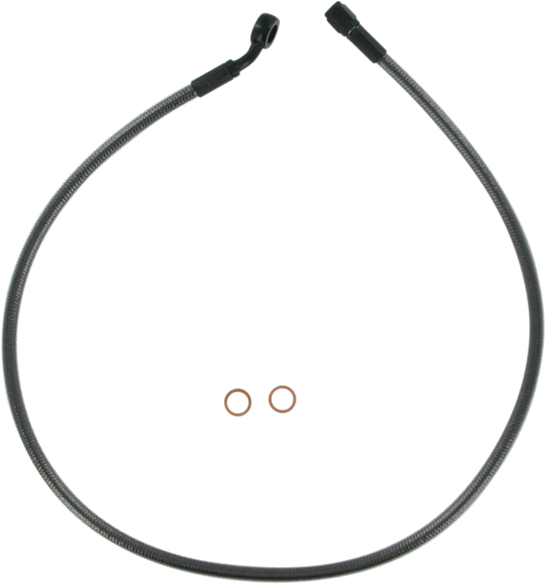 Alternate Length Designer Series Braided Non-ABS Front Upper Brake Line Kit