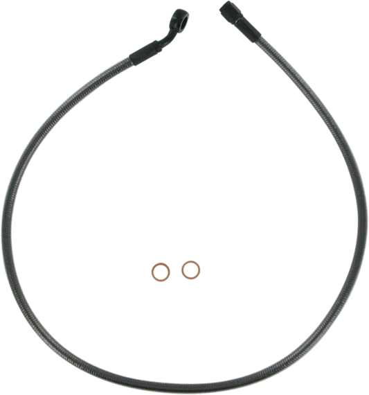 Alternate Length Designer Series Braided Non-ABS Front Upper Brake Line Kit