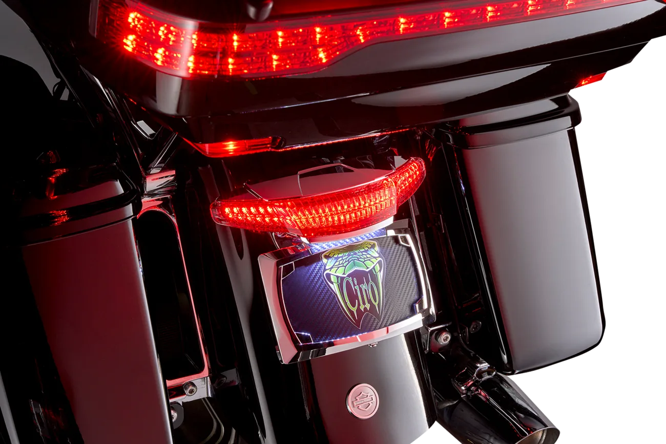 Latitude Tail Light & License Plate Mount with Lightstrike™