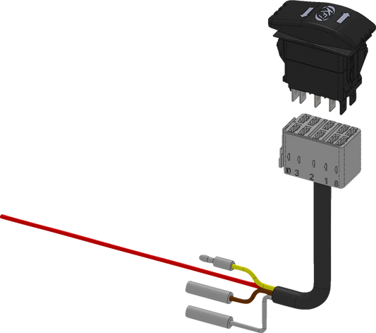 Actuator Backlit Dash Rocker Switch