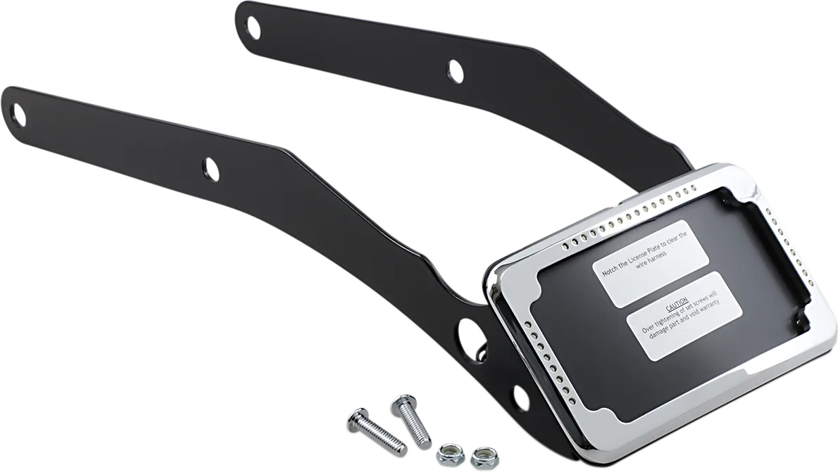 Curved License Plate Relocation Kit