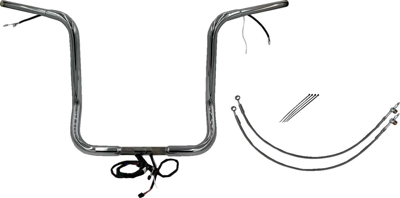 EZ Install Wired 1-1/4" Round Top Handlebar Kit