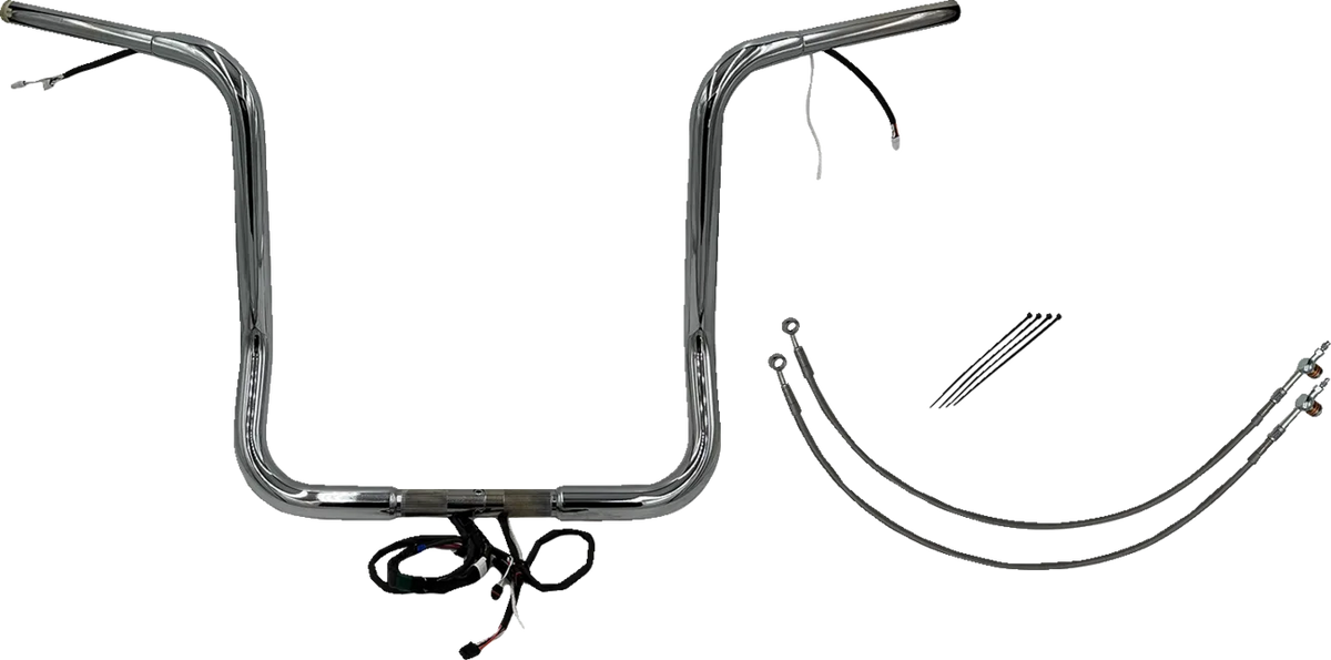 EZ Install Wired 1-1/4" Round Top Handlebar Kit