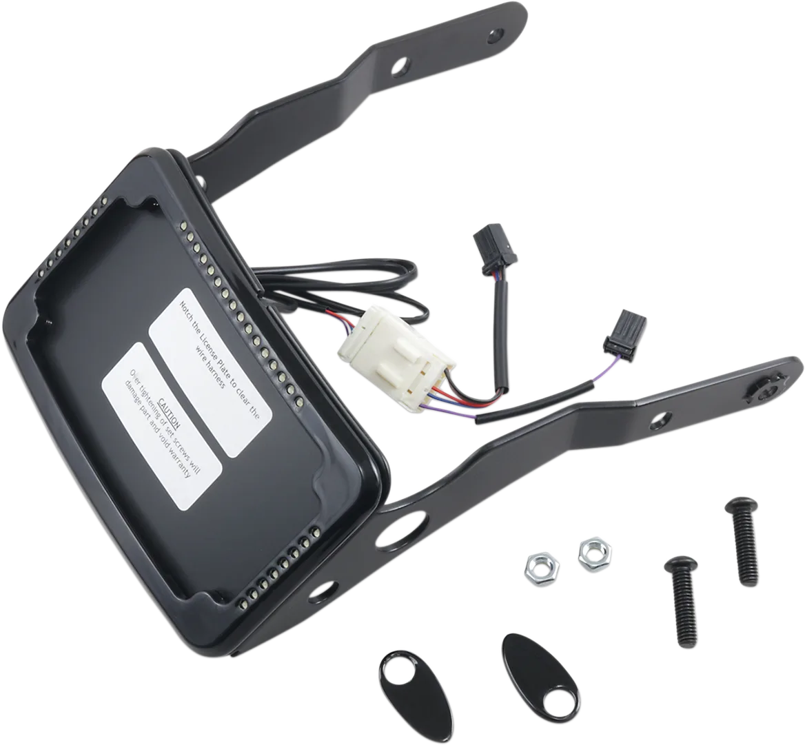 Curved License Plate Relocation Kit