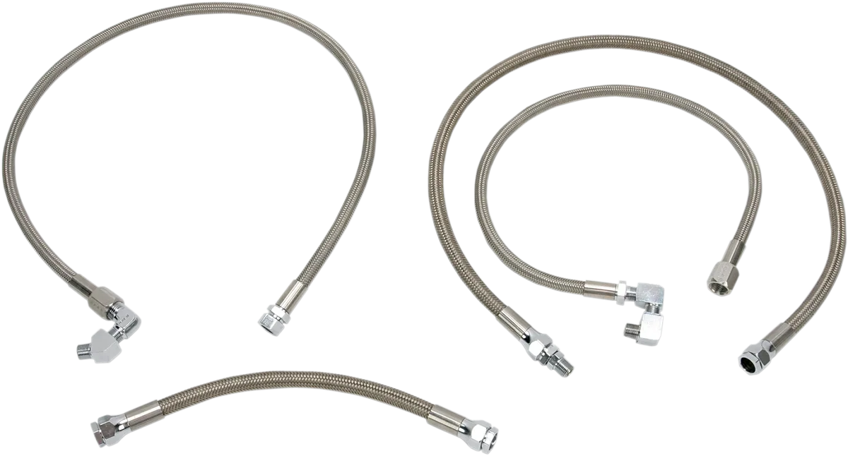Stainless Steel Braided Oil Line Kit
