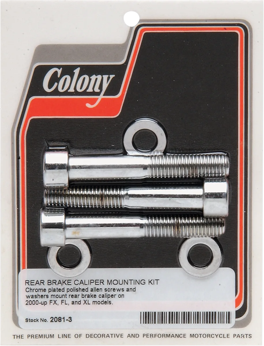 Rear Brake Caliper Bolt Kit