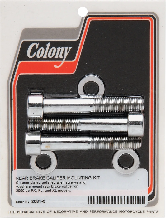 Rear Brake Caliper Bolt Kit