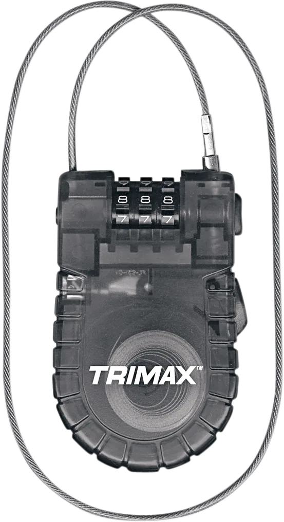 Retractable Cable Combination Lock