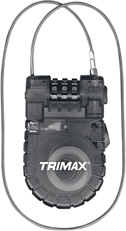 Retractable Cable Combination Lock