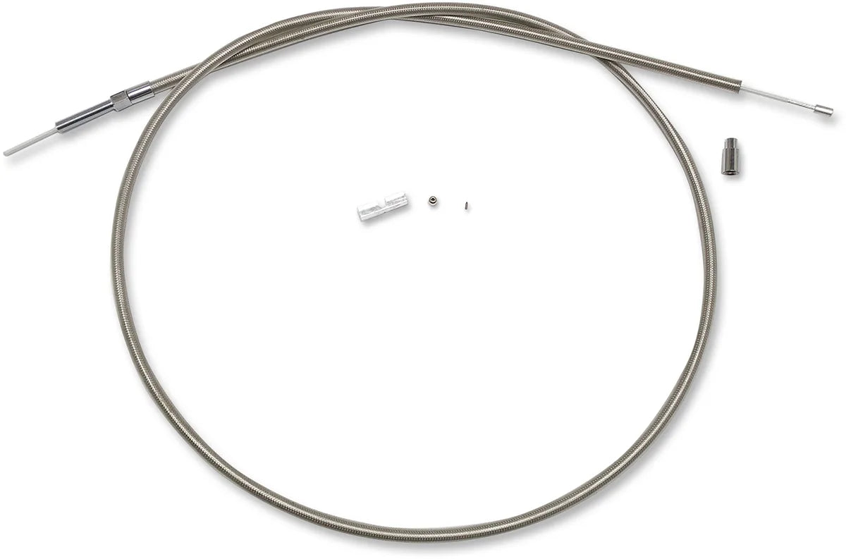 BYO™ Build Your Own™ Clutch Cable Kit - 74" - Big Twin - Braided Stainless Steel