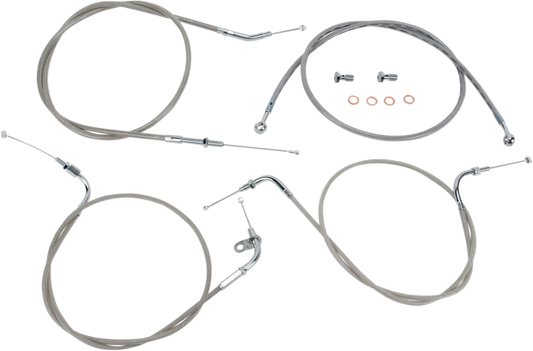Stainless Handlebar Cable/Line Kit