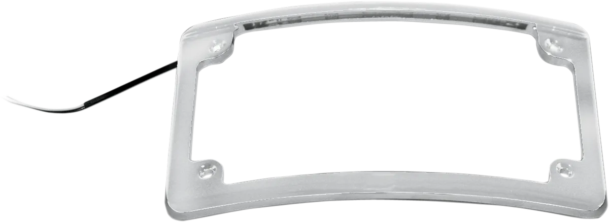 Radius LED License Plate Frame