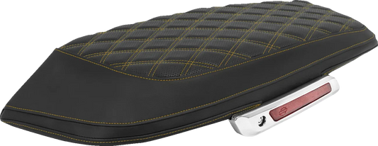 Lattice Stitched Saddlebag Lid Covers