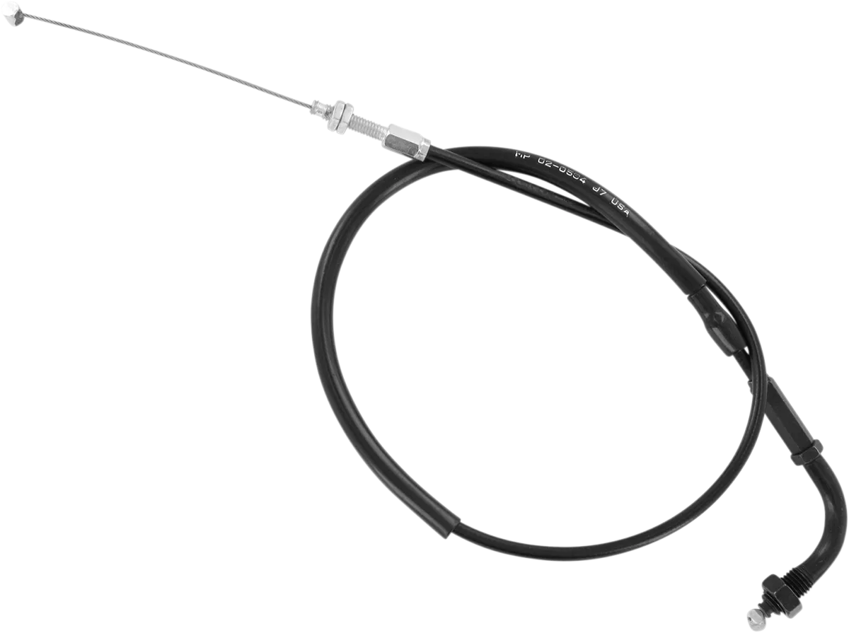 Black Vinyl Throttle Cable