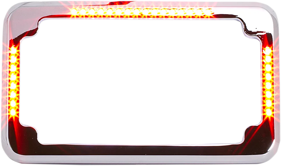 Slick Signals Flat License Plate Frame