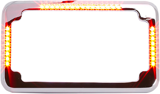 Slick Signals Flat License Plate Frame