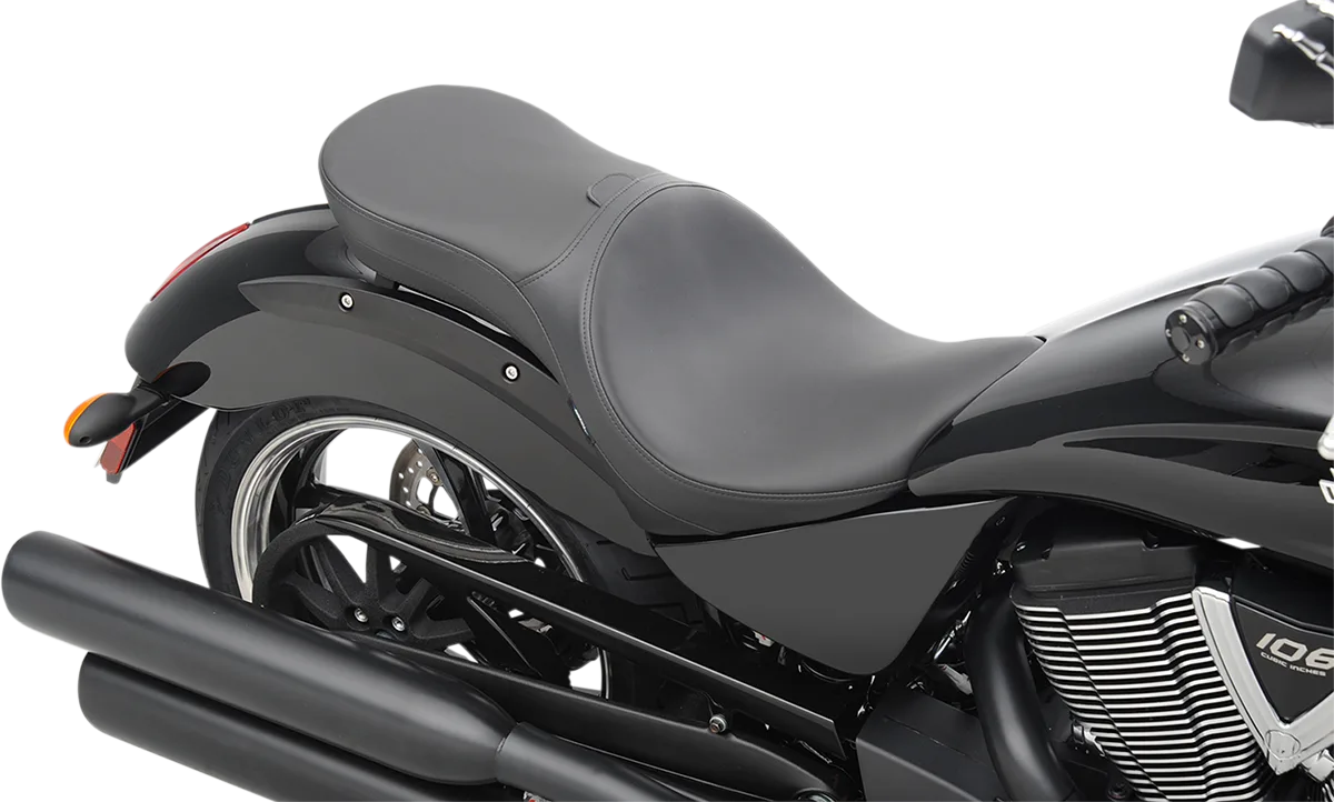 Ez Glide II™ Backrest Compatible Low-Profile Leather Touring Seat