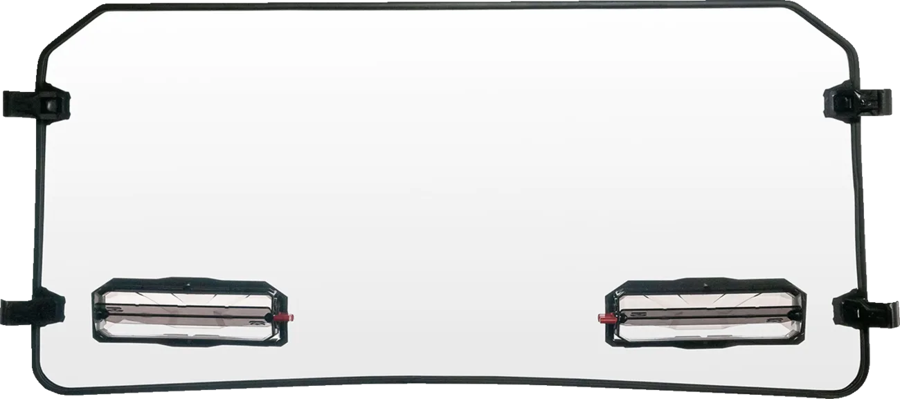Tool-less Versa-Vent Windshield