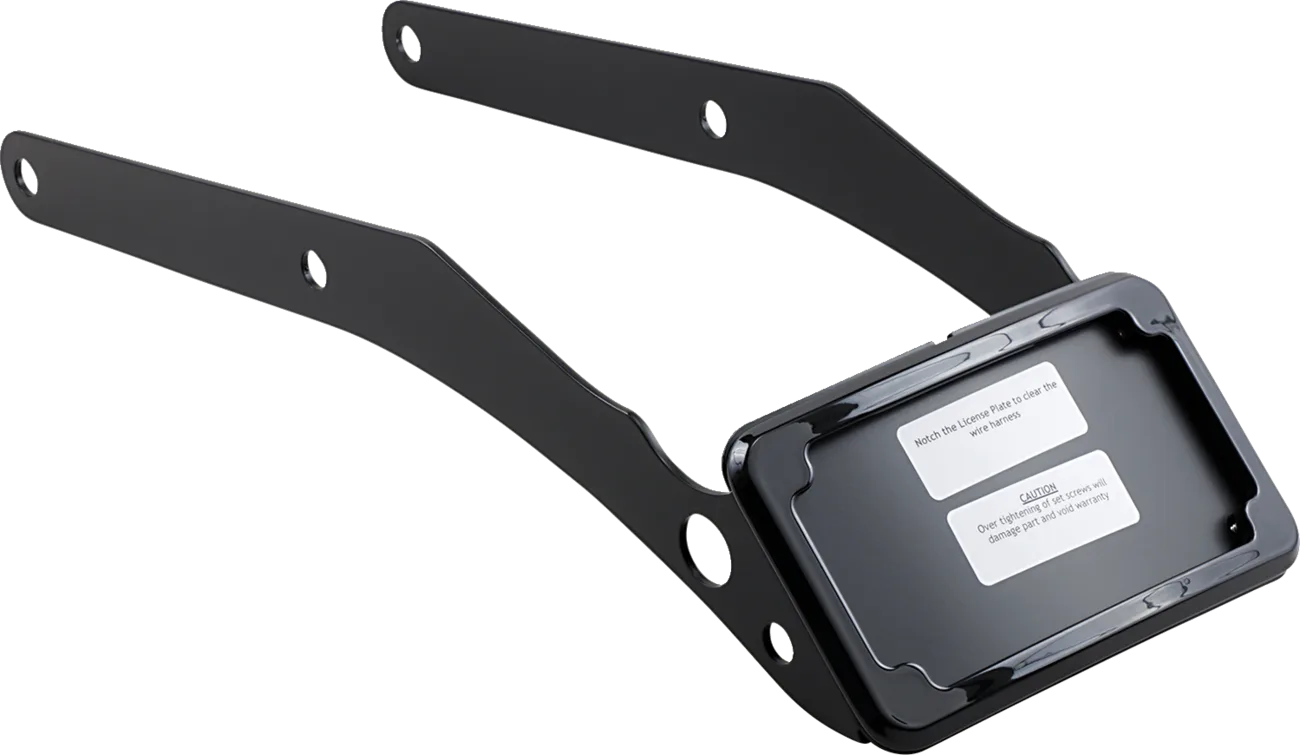 Curved License Mount with Frame