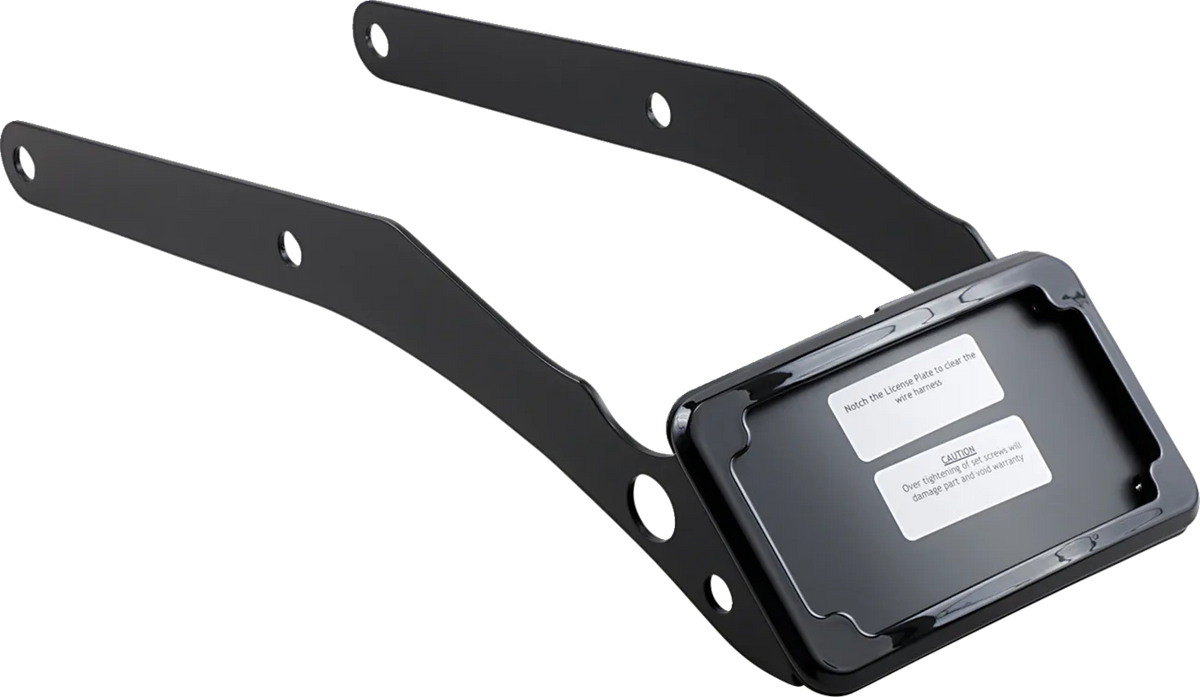 Curved License Mount with Frame