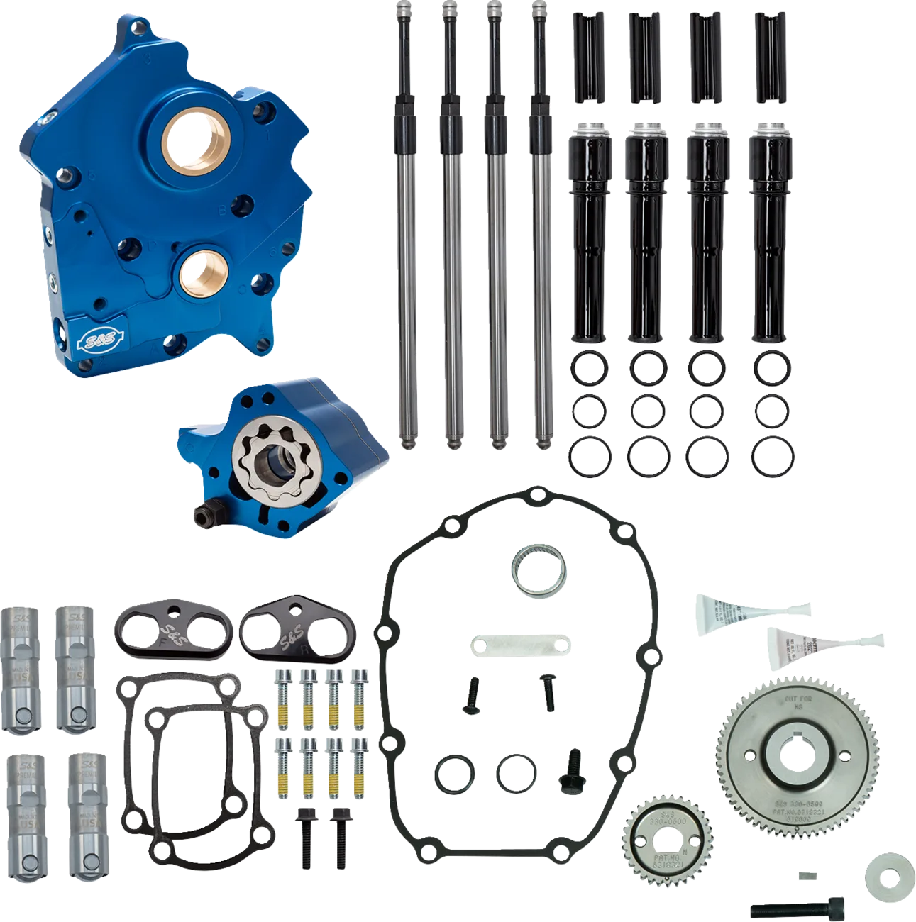 Cam Chest Kit without Cams for Gear Drive M8