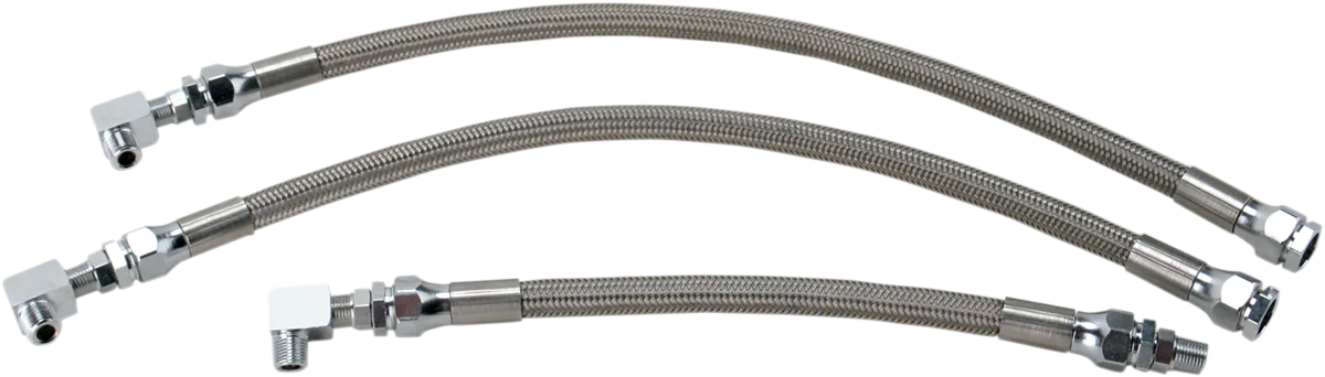 Stainless Steel Braided Oil Line Kit