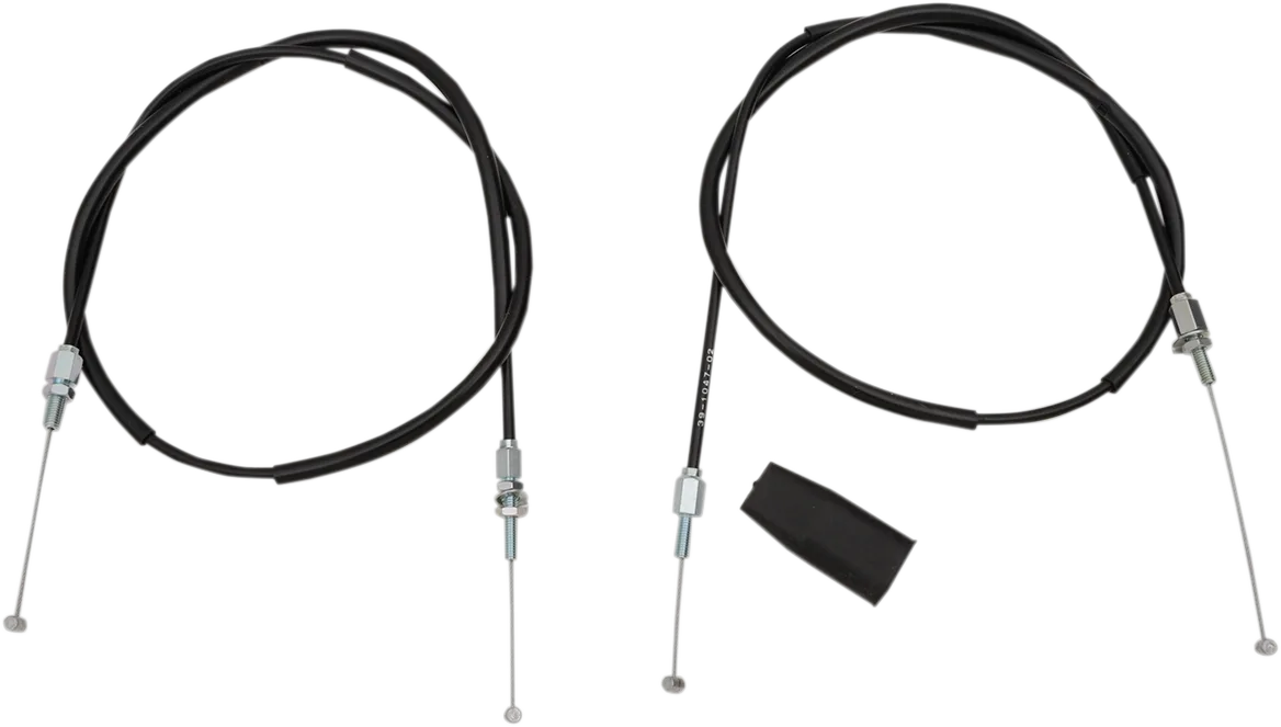 Black Vinyl Throttle Cable